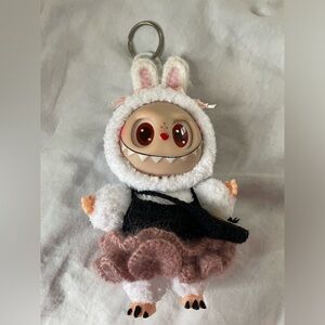 Adorable Plush Keychain with Bunny Ears